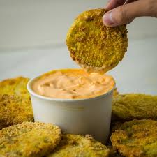 I used to just use cornmeal and fry. Air Fryer Fried Green Tomatoes Upstate Ramblings