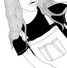 Pin De Anouk Anouk Em Outlines Menina Tumblr Desenho Preto E Branco Meninos Tumblr
