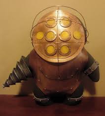 Bioshock 2 Big Daddy Plush Doll Bioshock Big Daddy Plush Chibi Style Chibi Bioshock Big Daddy