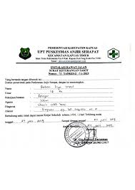 Contohnya seperti beberapa contoh surat keterangan domisili, surat keterangan sakit, ataupun tentunya surat surat resmi memiliki sebuah format tersendiri tergantung pada keperluan apa yang surat keterangan domisili rt. Contoh Surat Izin Sakit Dari Puskesmas Berbagi Contoh Surat