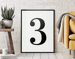 Maybe you would like to learn more about one of these? Number 3 Poster Etsy