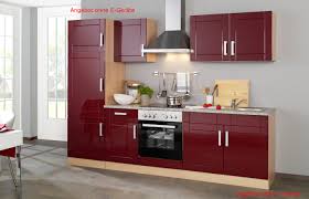 Möbel und gebrauchte haushaltsgeräte kaufen und verkaufen mit kostenlosen kleinanzeigen. Kuchenzeile Varel Kuchen Leerblock Breite 270 Cm Hochglanz Bordeaux Rot Moebel Guenstig De