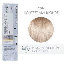 Collection by robin bokemeyer • last updated 11 days ago. Ion 10a Lightest Ash Blonde Permanent Creme Hair Color By Color Brilliance Permanent Hair Color Sally Beauty