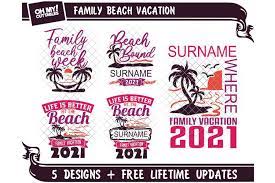 Free Free 190 Beach Family Vacation 2021 Svg SVG PNG EPS DXF File