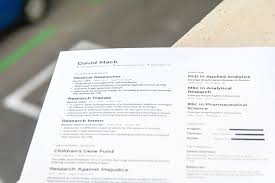 resume paper in getting a job