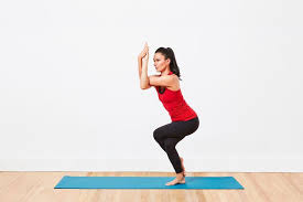 Work On Your Core And Hips While Standing On One Leg In Eagle Pose Eagle Pose Hip Flexibility Cow Face Pose