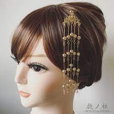 モダンかんざし 珠つなぎ 組紐 かんざし つなぎ