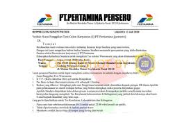 Contoh surat lamaran cpns tulis tangan. Turn Back Hoax Salah Surat Panggilan Wawancara Kerja Pt Pertamina 14 Juli 2020 Kabarpolitik Com