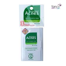 Ambil 1 (satu) lembar clean & clear oil control film, tekan dengan lembut di seluruh area wajah yang terasa berminyak. Mentholatum Acnes Oil Control Film Mentholatum