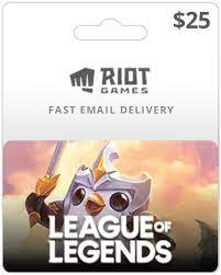 Maybe you would like to learn more about one of these? Buy 20 League Of Legends Gift Card Email Delivery