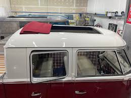 Image result for Light Beige 1950 VW Bus