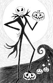 Halloween night party invitation card vector. Drawing Jack Skellington House Novocom Top