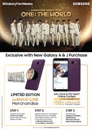 So i have been writing fanfictions for a long time so i decided to write some wanna one imagines . Save Wanna One In Your New Samsung Galaxy A Or J Series Samsung Newsroom Malaysia