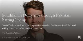 Southland's Duffy rips through Pakistan batting lineup