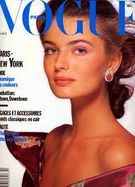 Paulina porizkova is wearing nothing (and we mean nothing) but a sheer black bodysuit on the may 2021 cover of vogue czechoslovakia — and to say she looks. Paulina Porizkova Vogue Paris 1988 Photo By Patrick Demarchelier Paulina Porizkova Vogue Magazine Covers Vogue Magazine
