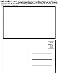 There's no app to install, no sign address your card add your recipient's postal address on to the back of the postcard. Make A Postcard Coloring Page Crayola Com