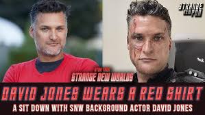 David Jones Wears a Red Shirt