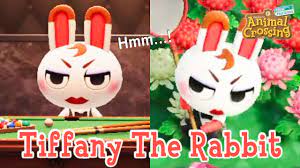 Tiffany The Snooty Rabbit Animal Crossing New Horizons ACNH - YouTube