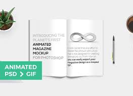 Animated Magazine Mockup Mockupworld Magazine Mockup Mockup Animation