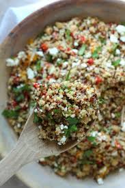 Healthy Quinoa Salad With Feta Cheese Recipe Quinoa Healthy Summer Salads Feta