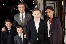 A Family Affair Victoria Beckham Ropes In Her Boys To Help Out At Her London Store David And Victoria Beckham The Beckham Family David Beckham Family