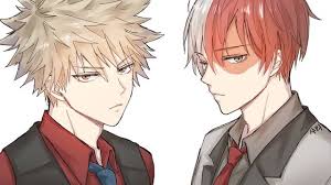 Todoroki shouto is a character from boku no hero academia. Shoto Todoroki Boku No Hero Academia And Katsuki Bakugo Image 6512980 On Favim Com
