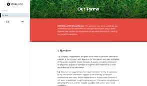 A formal lawn care business plan is key to securing financing for your business and planning for success. Free Lawn Care Quote Template Better Proposals