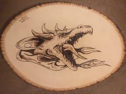 Dragon Wood Burn Done By Hand Wood Burning Patterns Wood Burning Crafts Wood Burning Tips