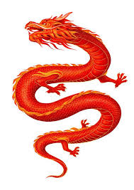 By Gina Kiel Red Chinese Dragon Chinese Dragon Chinese Dragon Art