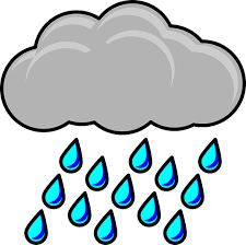 Dibujo de lluvia para colorear. Dibujo Gotas Lluvia Maliano Zona Cachonera