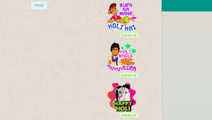 How To Send Whatsapp Stickers On Holi 2019 Zee Business