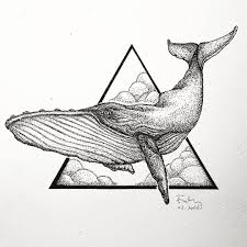 Aesthetic Black And White Geometric Animal Drawings Freelancer Artist On Instagram Art Artist Artgram Artwork Bnw Blacknwhite Blackandwhite Dailyart Draw Desi Black Art Tattoo Whale Art Whale Artwork