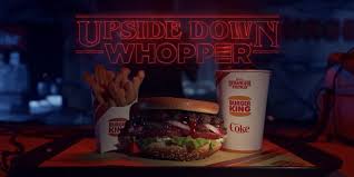 Mit 4,5/5 von reisenden bewertet. Stranger Things X Burger King Whopper To Be Served Upside Down Esquire Middle East