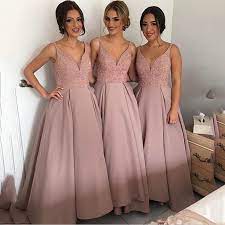 Vestidos de damas de honor boda: Dusky Pink Maxi Bridesmaid Dress Off 72 Buy