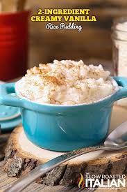 Creamy Vanilla Rice Pudding Is The Epitome Of Comfort Food This Simple Dessert Made With Just 2 Ingredients Is R Rice Pudding Ingredients Recipes Vanilla Rice