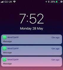 How To Fix Whatsapp Notification Not Showing Contact Names Instagram Editing Apps Iphone Texts Messages