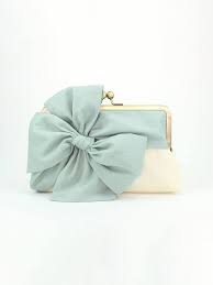 Brautjungfer Kupplung Mint Kupplung Braut Handtasche Hochzeit Kupplung Klassischen Bow Clutch Mint Auf Elfenbein Handtasche Hochzeit Handtasche Braut Clutch