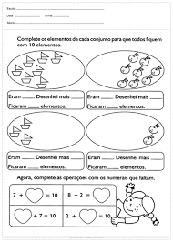 Complete Atividades De Matematica 1Âº Ano Ler E Aprender