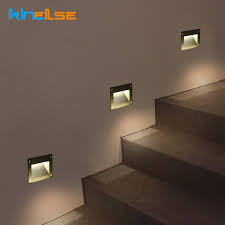Recessed stair lights from destination lighting step up your lighting game. Outdoor Led Stair Lights Waterproof Recessed Buried Lamp 5w 7w 10w Path Yard Footway Villa Wall Step Garden Spotlight 85 265v Led Underground Lamps Aliexpress