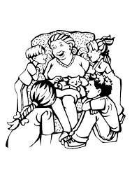 Coloriage Grand Mere Fete Des Meres Coloriages Gratuits A Imprimer