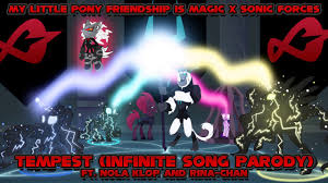 The movie (2017) (2017) my little pony: Mlp The Movie X Sonic Forces Tempest Infinite Song Parody Ft Nola Klop And Rina Chan Youtube