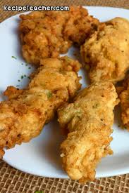 The double coating will give you a crispy, thick crust. Best Damn Buttermilk Chicken Tenders Recipeteacher
