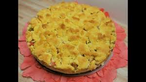 Sehr leckerer kuchen mit rhabarber, pudding und baiser auf mürbeteig, der schnell und einfach zuzubereiten ist. Rhabarberkuchen Mit Pudding Zart Und Megalecker Youtube