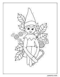Elf On Shelf Coloring Pages 7 Elf On The Shelf Inspired Coloring Pages To Get Kids Excited For Christmas Parents