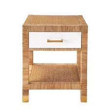 We try to keep our high. Roquette Geometric Rattan 2 Drawer Nightstand