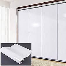 Sie wird mit einem mix aus wasser und montageflüssigkeit bzw. Jueyan 5m Selbstklebende Folie Glanz Folie Klebefolie Pvc Mobelfolie Mobelsticker Weiss Plotterfolie Mobel Kuche Tu Fliesenaufkleber Klebefolie Mobel Klebefolie