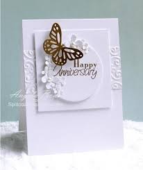 Fotojet anniversary card maker will help you make your own wedding anniversary cards with just a few finger moves! Hand Crafted Anniversary Card Lovely White On White Texture And Punched Flowers Anniversary Cards Handmade 50th Anniversary Cards Wedding Anniversary Cards