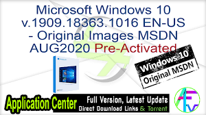 Port royal is a famous city known for being the haven of all the pirate freemen of the caribbean. Microsoft Windows 10 V 1909 18363 1016 En Us Original Images From Microsoft Msdn Aug2020 Pre Activated