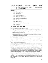 Unit 1 Meaning Nature Scope And Significance