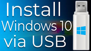 How To Download And Install Windows 10 From Usb Flash Drive Step By Step Youtube